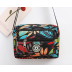 Lightweight Small Square Bag for All Seasons Floral Shoulder Messenger